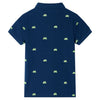 Vidaxl kinderpoloshirt 116 marineblauw