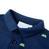 Vidaxl kinderpoloshirt 128 marineblauw