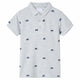 Vidaxl Children's Polo Shirt 92 Miscelato Grigio