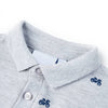 Vidaxl kinderpoloshirt  140 gemêleerd grijs