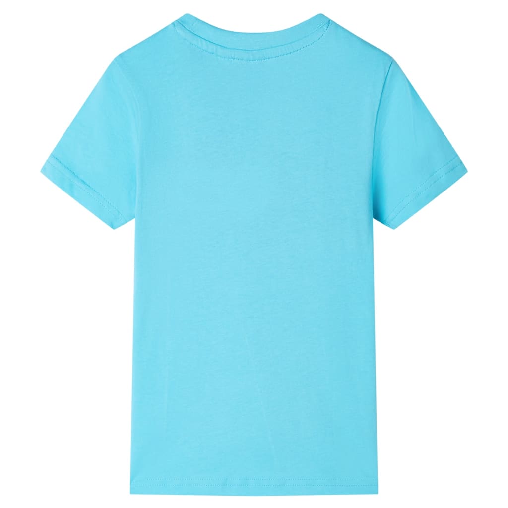 Camisa infantil de Vidaxl con mangas cortas 92 Sea Blue