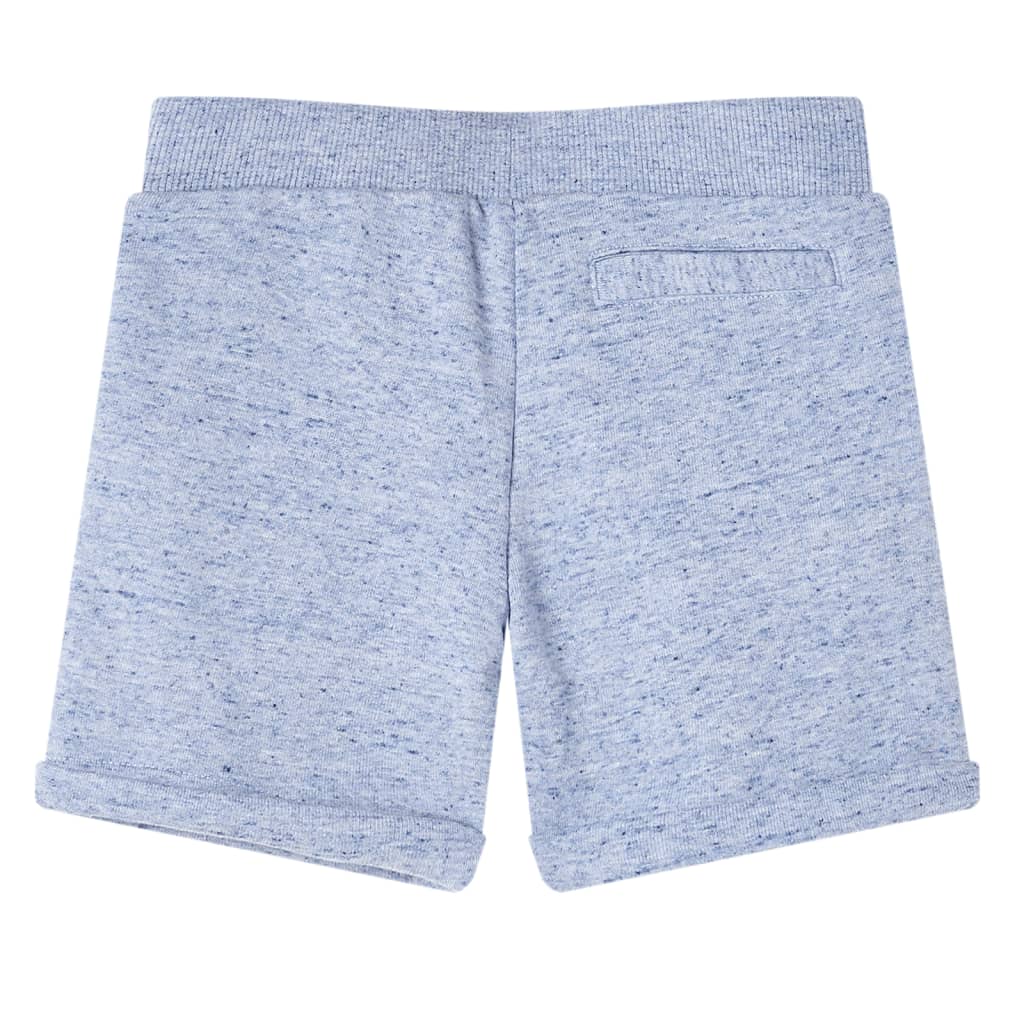 Vidaxl Shorts per bambini con trekkoord 92 blu misto