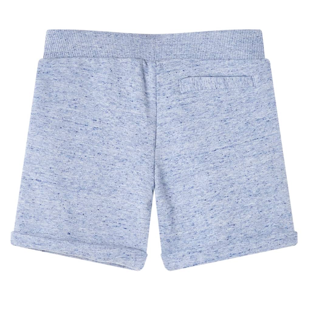 Vidaxl Shorts per bambini con Trekkoord 116 misto blu