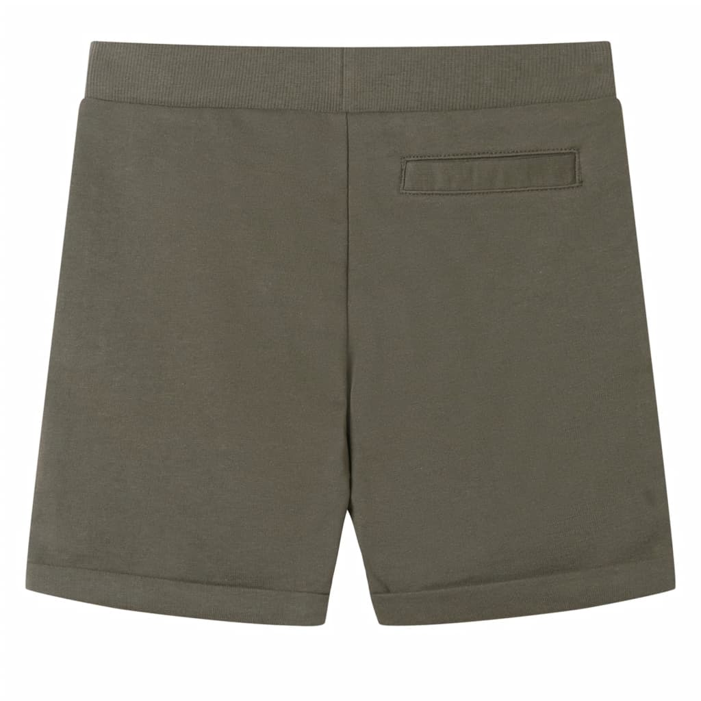 Vidaxl Shorts per bambini con Trekoord 140 Donkerkaki
