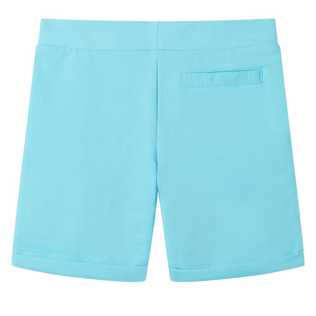 Vidaxl Shorts per bambini con trekoord 128 marino blu