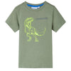 Vidaxl kindershirt met korte mouwen 128 lichtkakikleurig