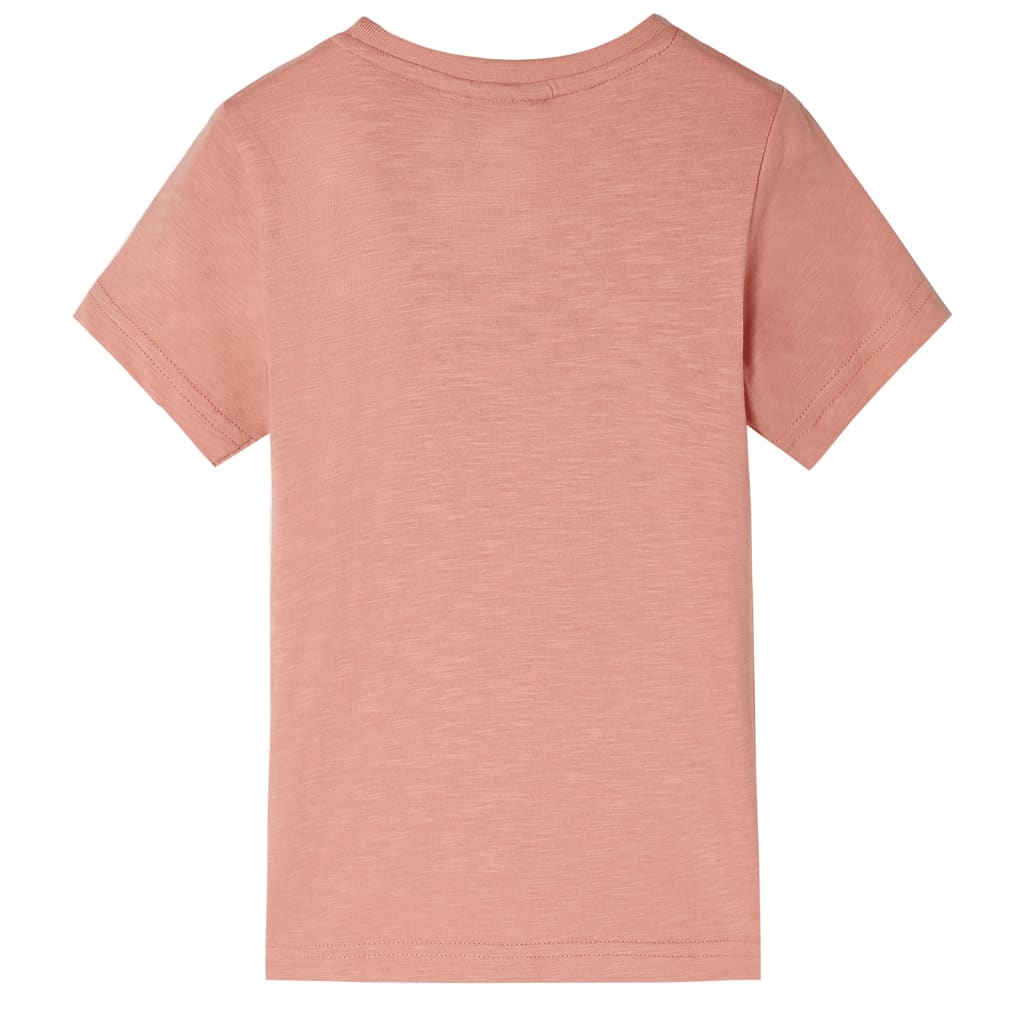 Camisa para niños de Vidaxl con mangas cortas 92 Licht Orange