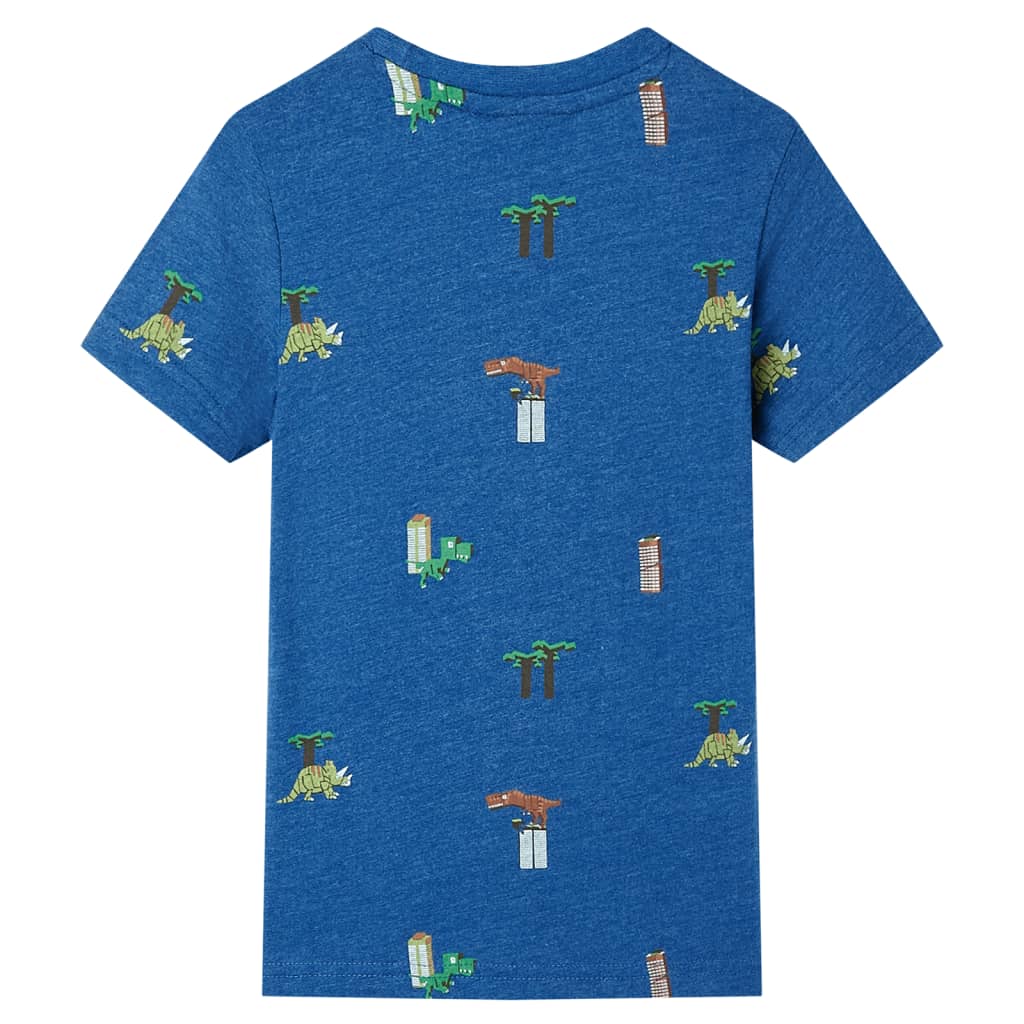 Vidaxl Children's Shirt 104 Blu scuro misto