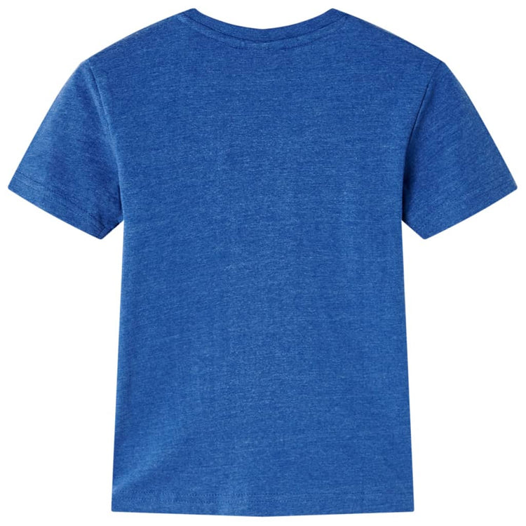Vidaxl Camisa para niños 128 Blue oscuro mixto