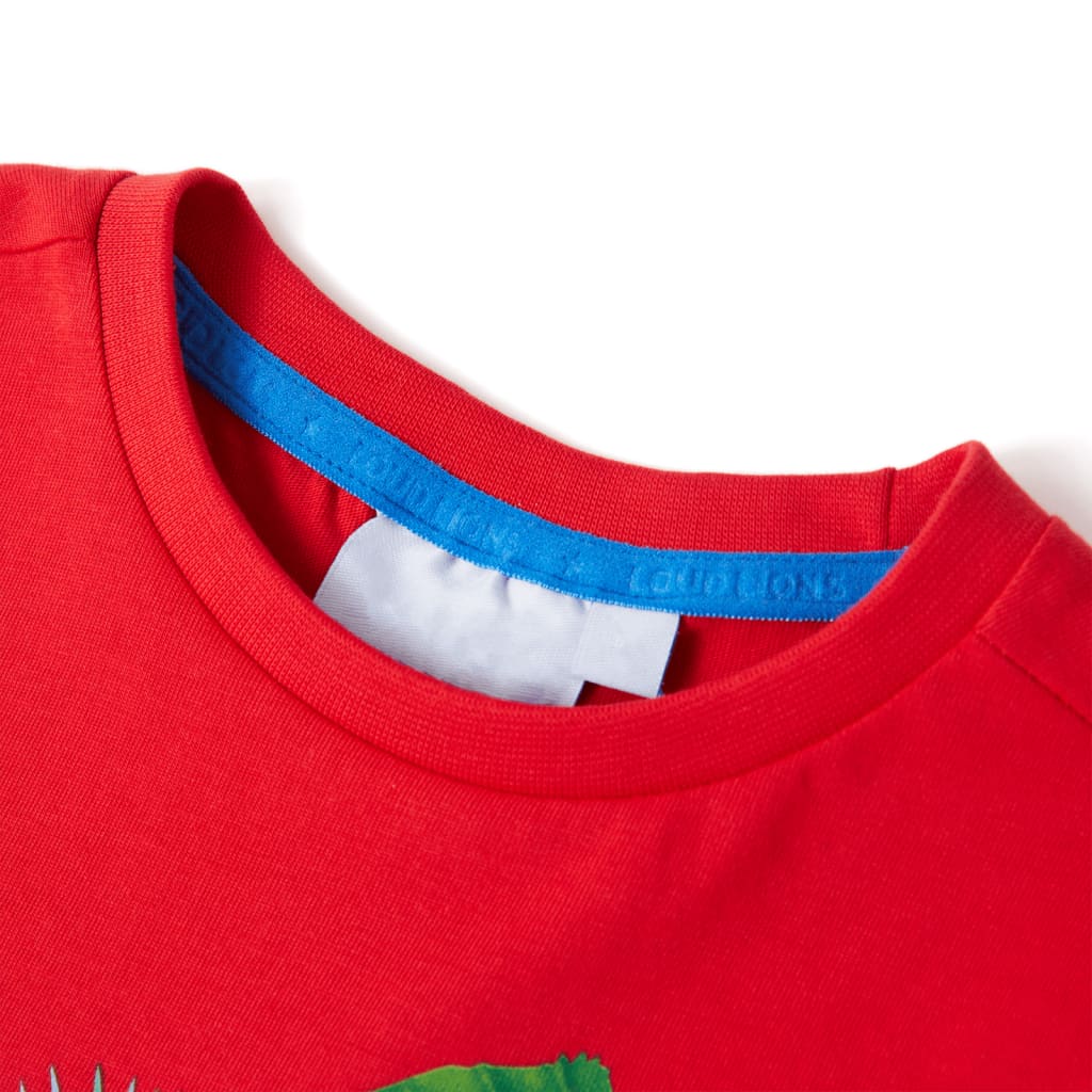 VidaXL Kindershirt 116 rood