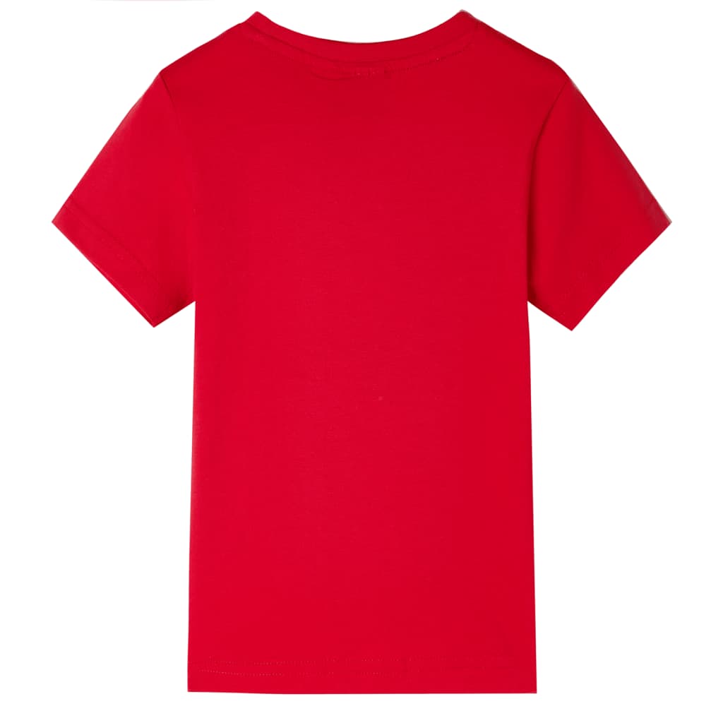 VidaXL Kindershirt 128 rood