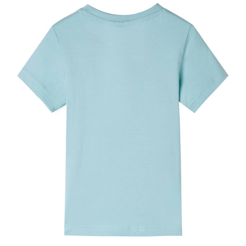 Vidaxl camisa para niños 92 azul claro azul