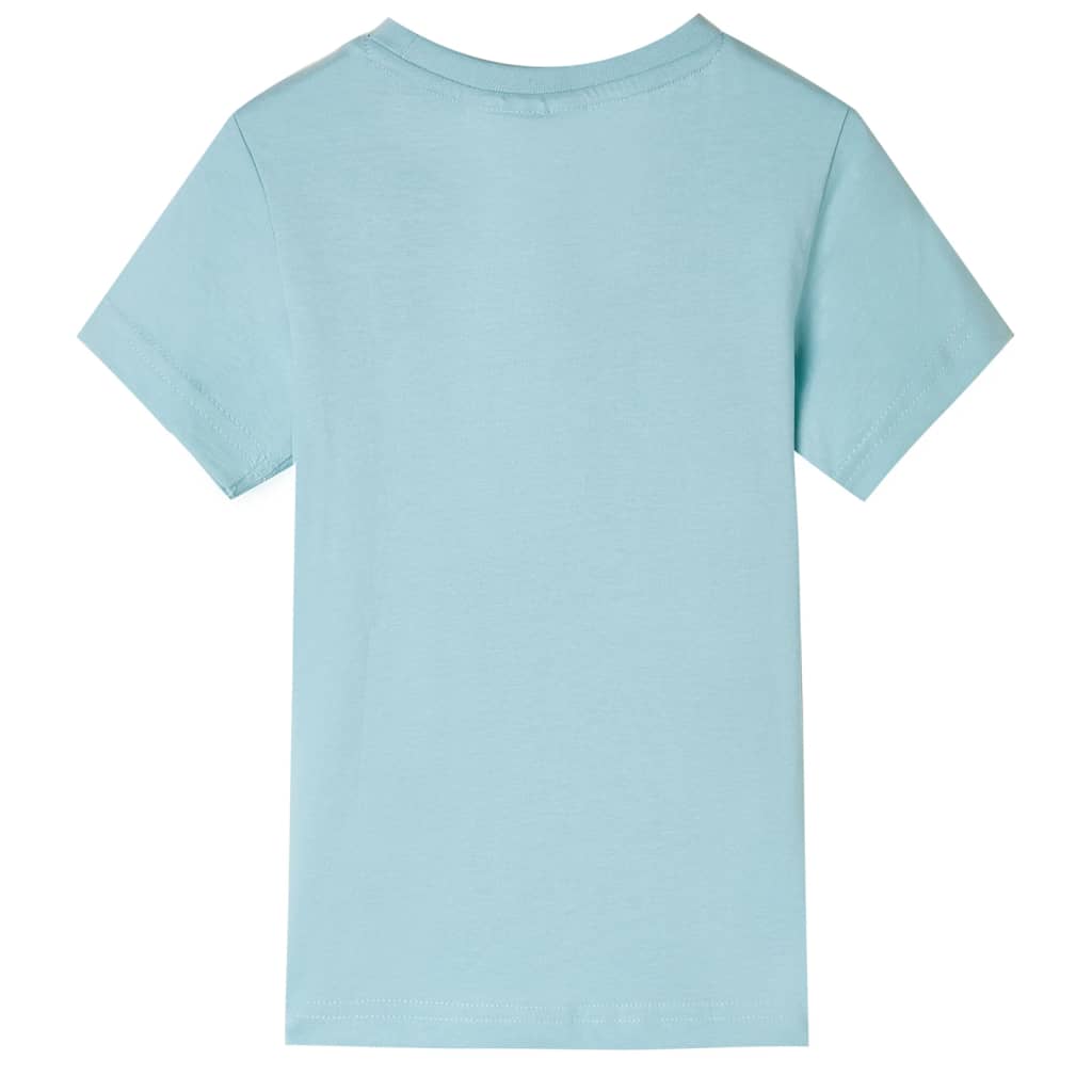 Vidaxl camisa para niños 116 azul claro azul