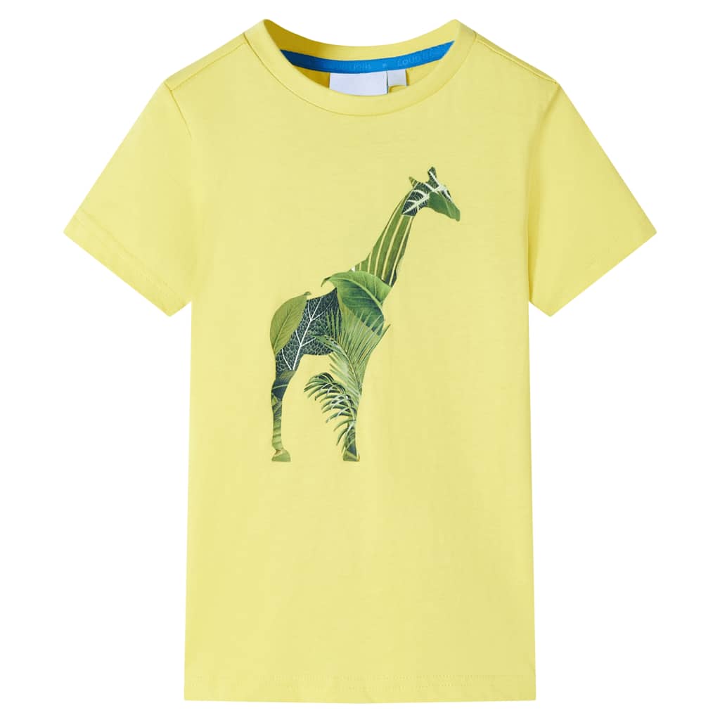 Vidaxl Camisa para niños 92 Amarillo