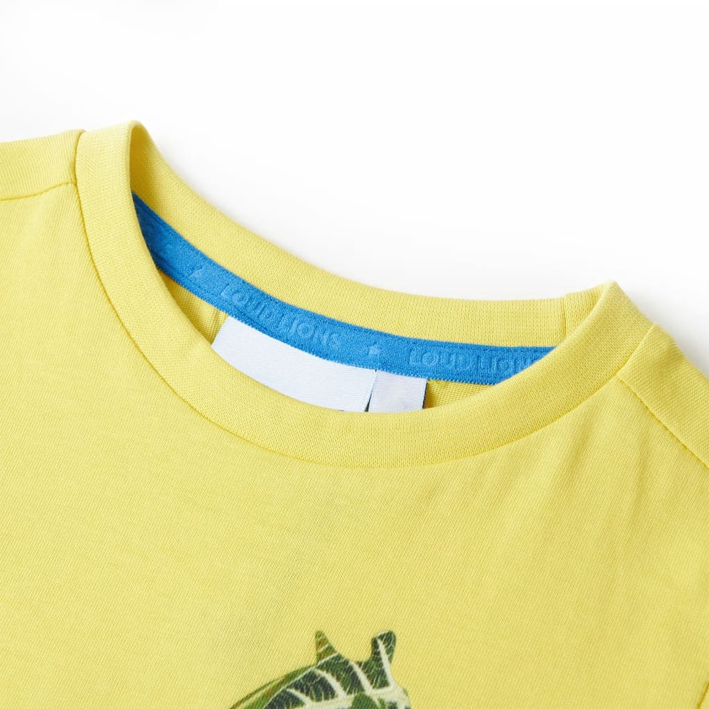 Vidaxl Camisa para niños 92 Amarillo