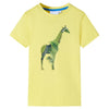 VidaXL Kindershirt 128 geel