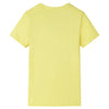 Vidaxl camisa para niños 140 amarillo