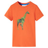 Vidaxl Camisa para niños 128 Feloranje