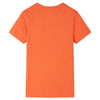 Vidaxl Camisa para niños 128 Feloranje