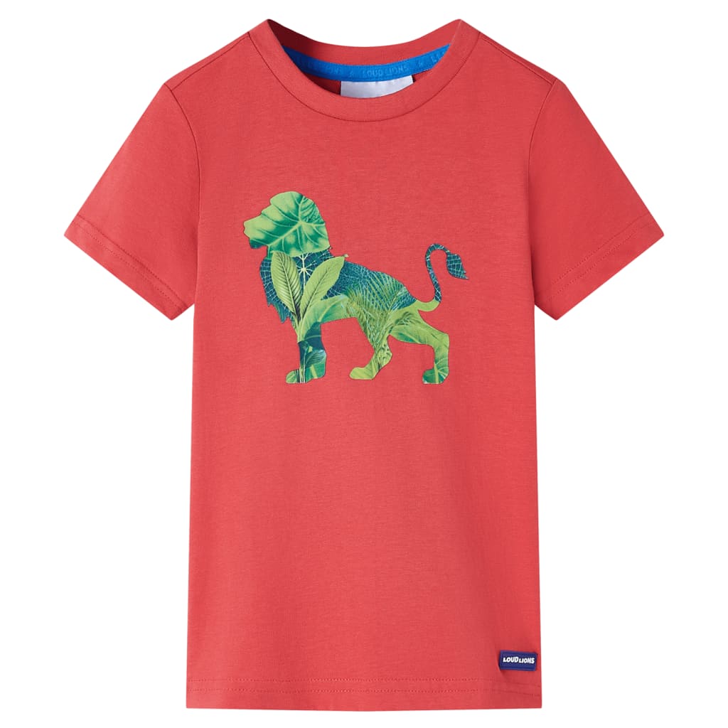 Vidaxl camisa para niños 104 rojo