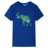 Vidaxl Shirt per bambini 140 Blu scuro
