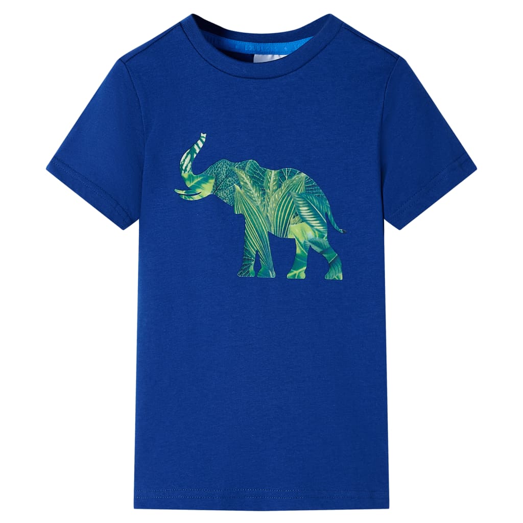 Vidaxl Shirt per bambini 140 Blu scuro
