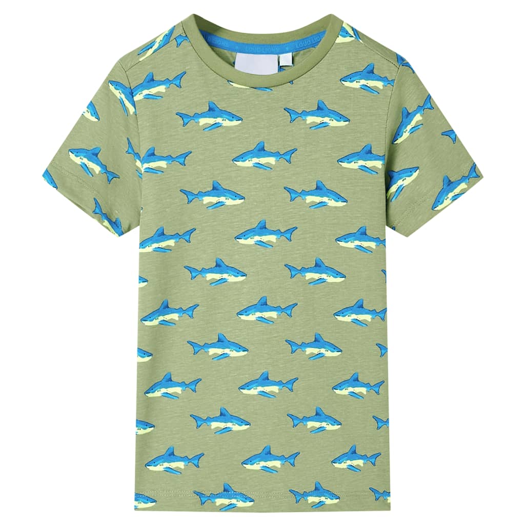 VidaXL Kindershirt 104 lichtkakikleurig