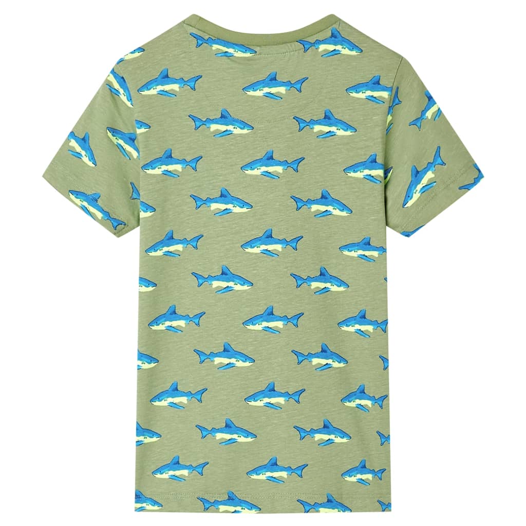 VidaXL Kindershirt 104 lichtkakikleurig