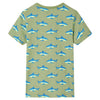 Vidaxl kindershirt 104 lichtkakikleurig
