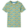 Vidaxl kindershirt 140 lichtkakikleurig