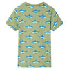 Vidaxl kindershirt 140 lichtkakikleurig