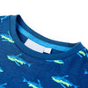 Vidaxl Shirt per bambini 140 Blu scuro