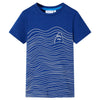 VidaXL Kindershirt 104 donkerblauw