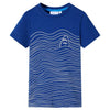Vidaxl kindershirt 128 donkerblauw