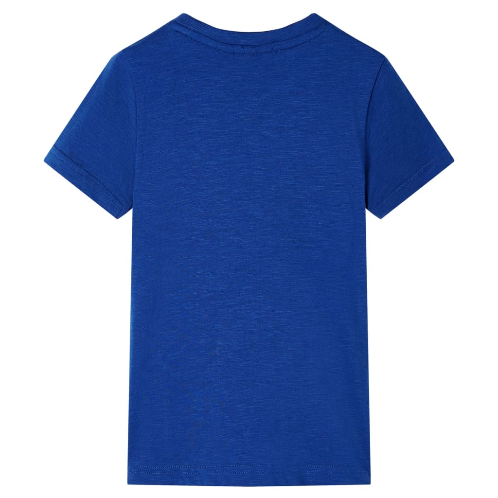 VidaXL Kindershirt 140 donkerblauw