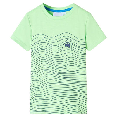 Vidaxl Camisa para niños 128 Neongroen