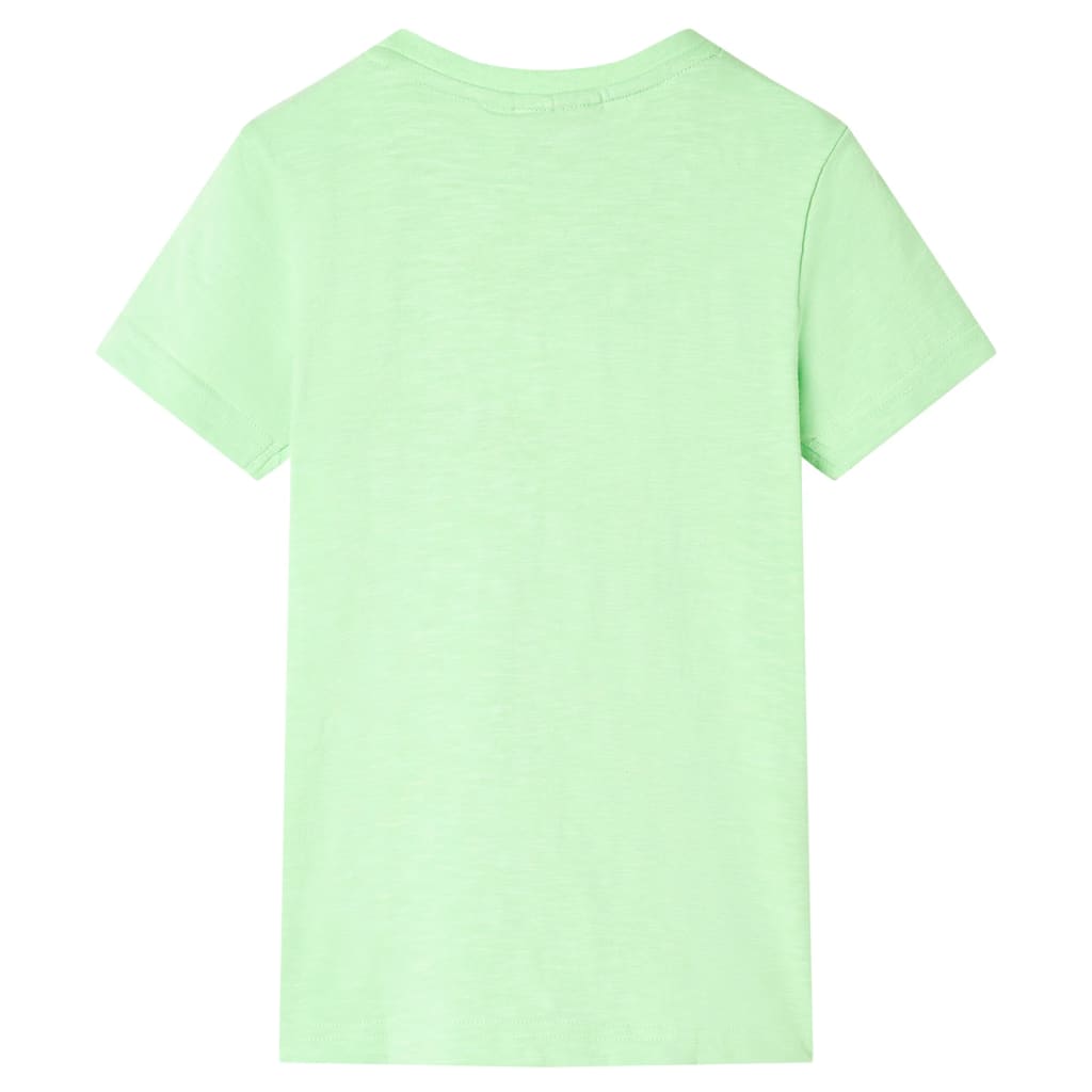 VidaXL Kindershirt 128 neongroen