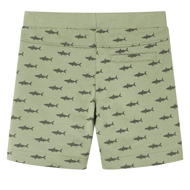 VidaXL Kindershorts met trekkoord 92 lichtkaki