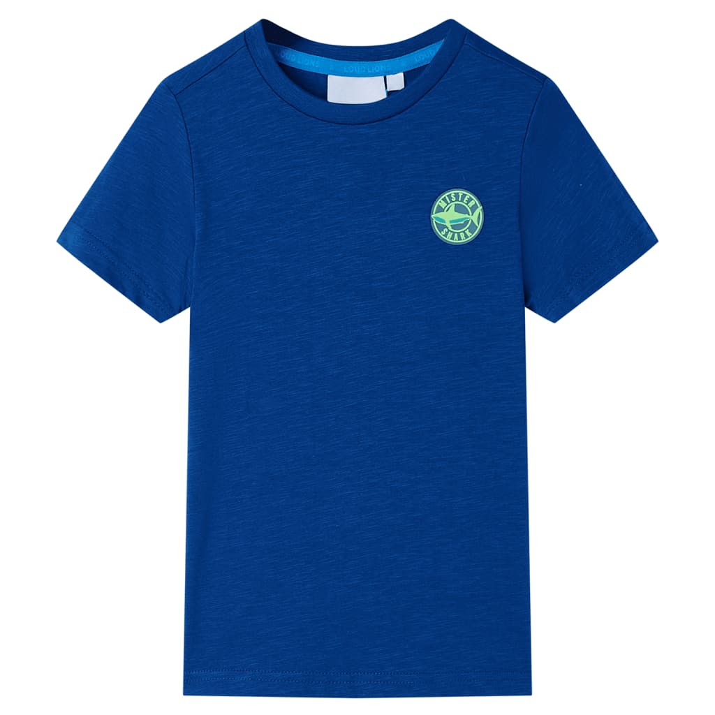 Vidaxl Shirt per bambini 140 Blu scuro