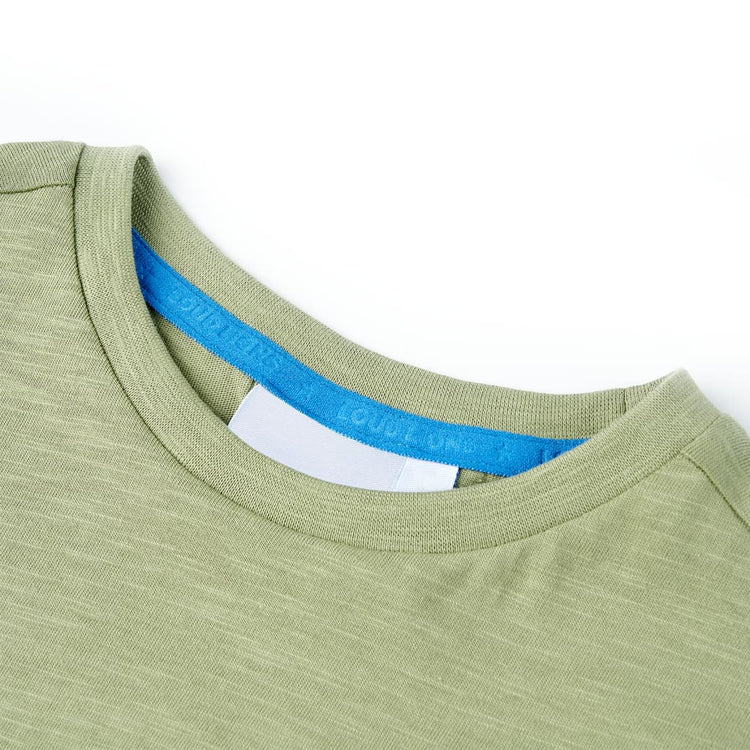 Vidaxl kindershirt 116 lichtkakikleurig