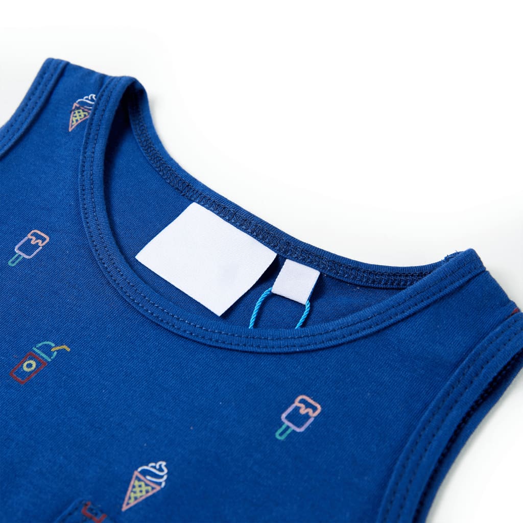 VidaXL Kindertopje 104 donkerblauw