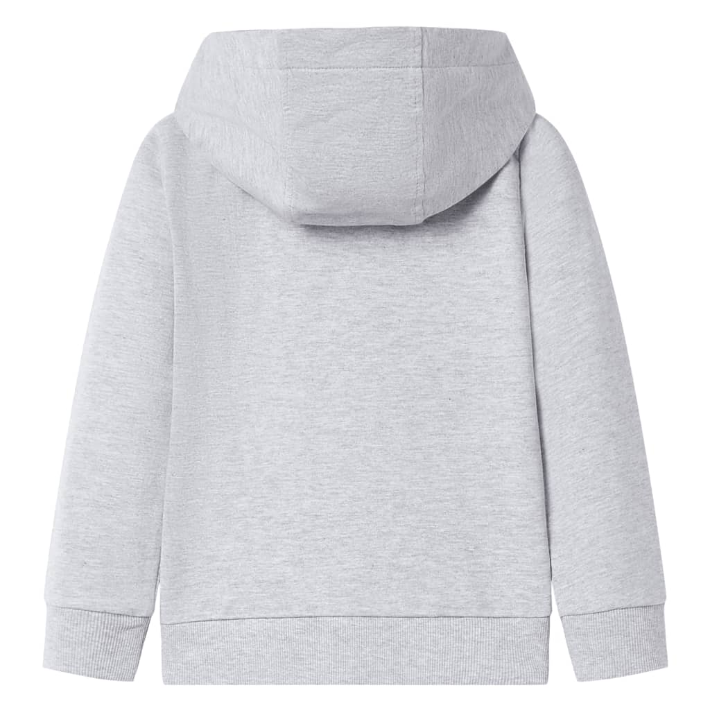 Vidaxl Children's Stupt with Hood and Zipper 140 Grey