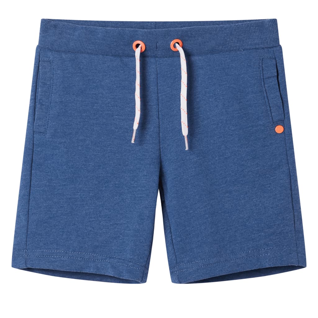 Vidaxl Shorts per bambini con trekkoord 116 blu scuro misto