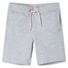 Vidaxl kindershorts met trekkoord 104 grijs