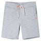 Vidaxl Shorts per bambini con trekkoord 104 grigio
