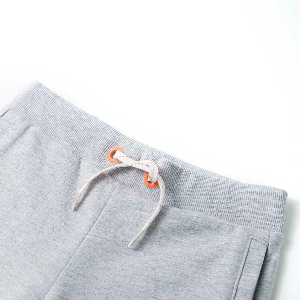 Los pantalones cortos para niños de Vidaxl con Trekkoord 128 Gray