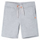 Vidaxl Shorts per bambini con trekkoord 140 grigio
