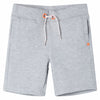 Vidaxl Shorts per bambini con trekkoord 140 grigio