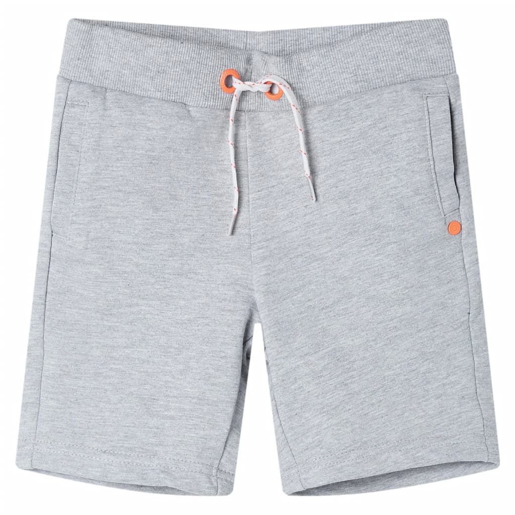 Vidaxl Shorts per bambini con trekkoord 140 grigio