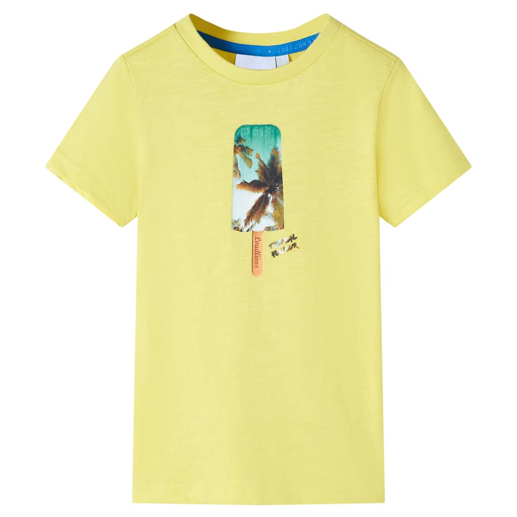 Vidaxl camisa para niños 104 amarillo